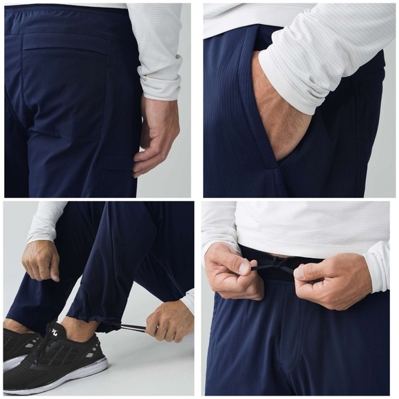 LULULEMON‎ ATHLETICA Lululemon Seawall Track Pant 2.0 *Lined sz medium - Navy - Picture 9 of 16